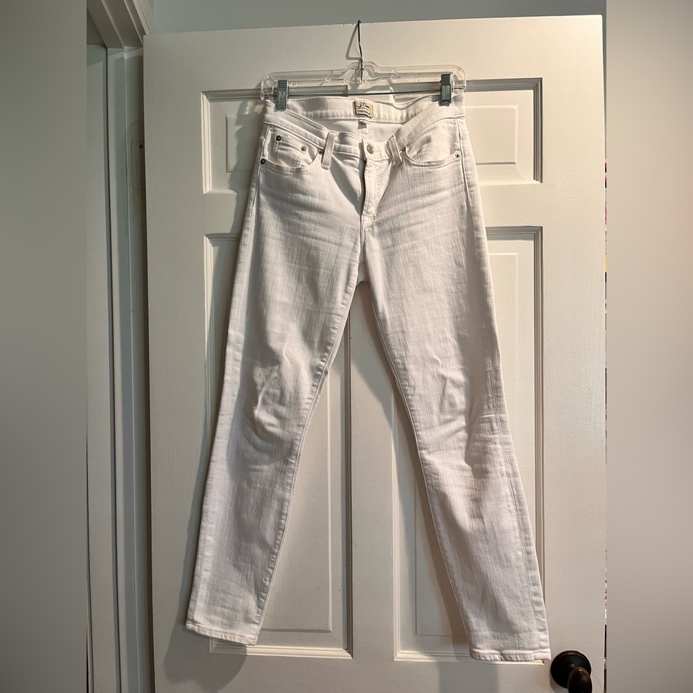 White J.Crew Toothpick Jeans